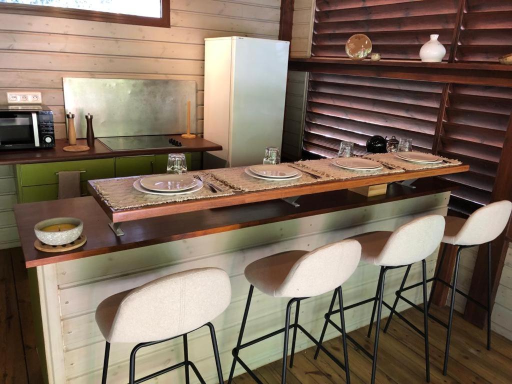 Eden Chalet, Spa Privatif Les Abymes Luaran gambar